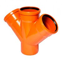 Крестовина кан. 110 х 110 х 110/45* (наруж.)