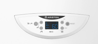 Котел газ. наст.Ariston HS C 24 FF NG 2-контр, медн.тепл