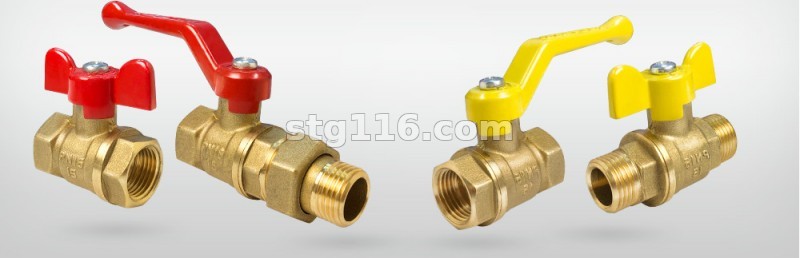 Кран латунный шаровый ГАЗОВЫЙ (вр/нр) 3/4" (бабочка) Бологое