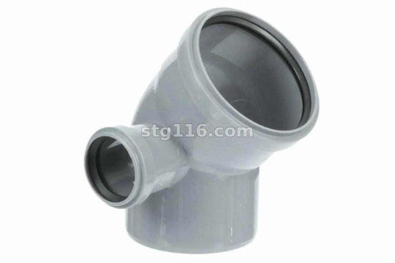 Отвод кан. 110-45*/(50) с вых. левый ВП