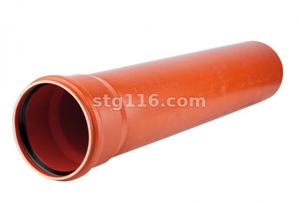 Труба кан. с раструбом 200 х L- 1,0м 4,9мм (наружная) SN4