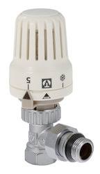 Клапан под термоголовку, с термоголовкой Altstream угловой вн./нар 1/2" M30x1,5